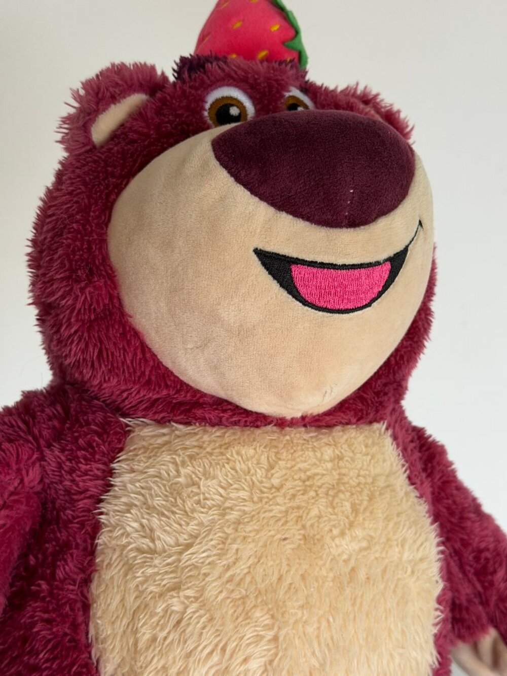 Disney Pixar Lotso Pink Strawberry O'Huggin Bear Toy Story Bear Stuffed Animal - Picture 12 of 13